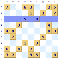 Sudoku row