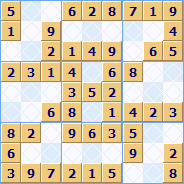 Gentle Sudoku Puzzle