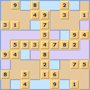 Jigsaw Sudoku Puzzle
