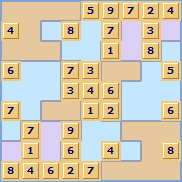 Jigsaw Sudoku Puzzle