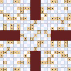 Samurai Sudoku Puzzle