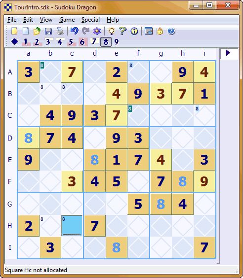 Sudoku Dragon in action