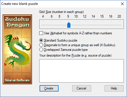 Generating a new blank puzzle