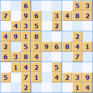 Gentle Sudoku Puzzle