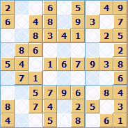 Gentle Sudoku Puzzle