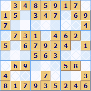 Gentle Sudoku Puzzle