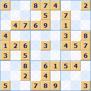 Moderate Sudoku Puzzle