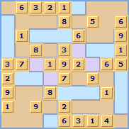 Jigsaw Sudoku Puzzle