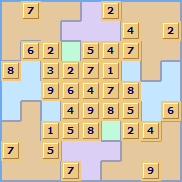 Jigsaw Sudoku Puzzle