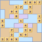 Jigsaw Sudoku Puzzle