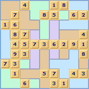 Jigsaw Sudoku Puzzle