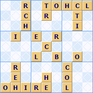 Word Sudoku Puzzle