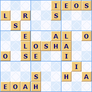 Word Sudoku Puzzle