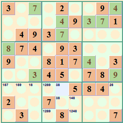 Sample Sudoku Theme Red Green