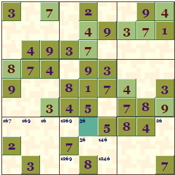 Sample Sudoku Theme  Green
