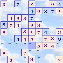 Sample Sudoku Theme Sky