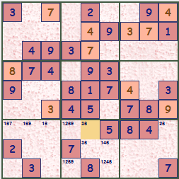 Sample Sudoku Theme Reds